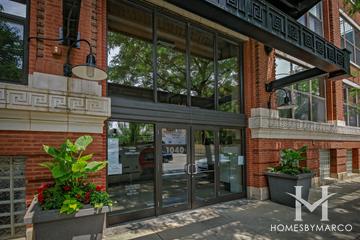 No. Ten Lofts building in the West Loop neighborhood of Chicago, IL