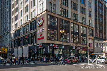 Metropolis Condominiums building in the Loop neighborhood of Chicago, IL