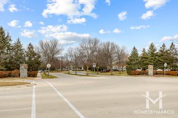 Steeplechase subdivision in Oswego, IL