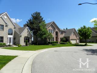 Highlands of Algonquin subdivision in Algonquin, IL