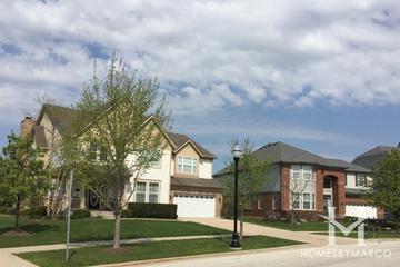 Oakmont subdivision in the Gregg's Landing neighborhood of Vernon Hills, IL