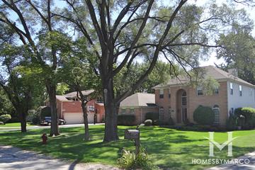 Pinegate subdivision in Arlington Heights, IL