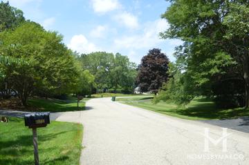 Pine Lake subdivision in Kildeer, IL