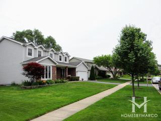 Kingsport Ridge subdivision in Carol Stream, IL
