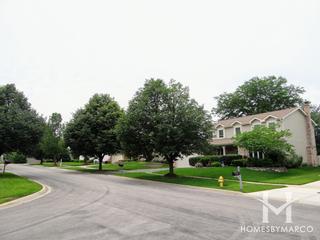 Kingsport Ridge subdivision in Carol Stream, IL