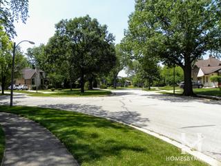 Crescent Park subdivision in Elmhurst, IL