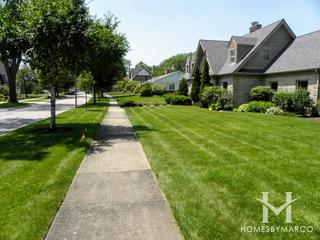 Crescent Park subdivision in Elmhurst, IL