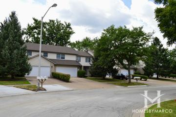 Hidden Pines subdivision in Downers Grove, IL