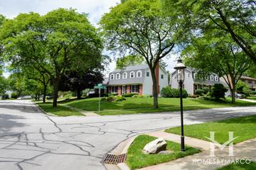 Orchard Brook subdivision in Downers Grove, IL
