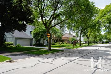 Orchard Brook subdivision in Downers Grove, IL