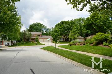Orchard Brook subdivision in Downers Grove, IL