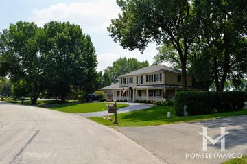 Brookeridge subdivision in Downers Grove, IL