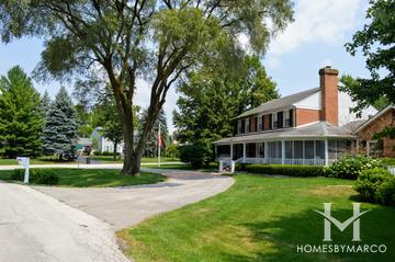 Brookeridge subdivision in Downers Grove, IL