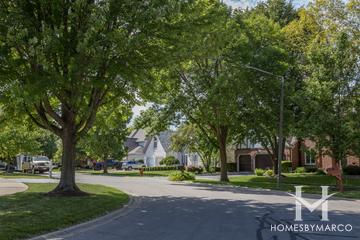 Cress Creek Woods subdivision in Naperville, IL