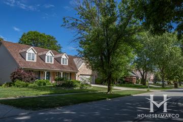 Cress Creek Woods subdivision in Naperville, IL