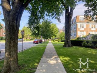 Normandy Condominiums building in Evanston, IL