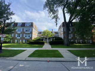 Normandy Condominiums building in Evanston, IL