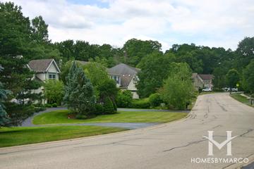 Norge Woods subdivision in Fox River Grove, IL