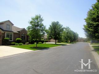 Plank Trail Estates subdivision in Frankfort, IL