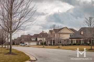 Cobblestone Walk subdivision in Frankfort, IL