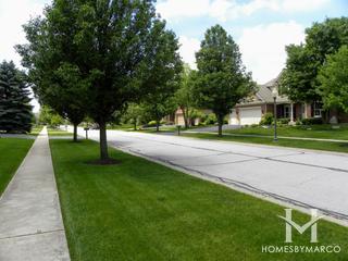 Sunset Prairie subdivision in Geneva, IL