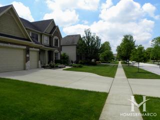 Sunset Prairie subdivision in Geneva, IL