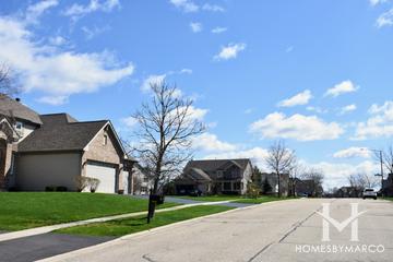 Greenshire subdivision in Lake in the Hills, IL