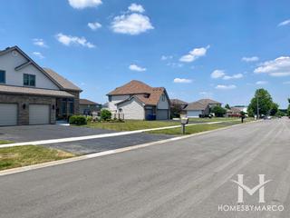 Royal Meadows subdivision in New Lenox, IL