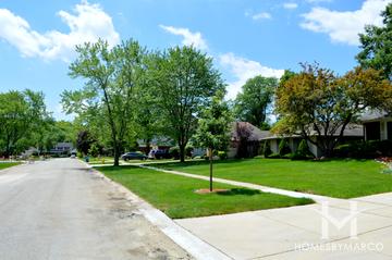 Lincoln Hill subdivision in Glen Ellyn, IL