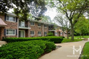 Woodglen subdivision in Glen Ellyn, IL