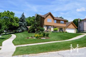 Glen Crest Estates subdivision in Glen Ellyn, IL