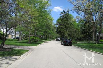 Sherwood Forest subdivision in Highland Park, IL