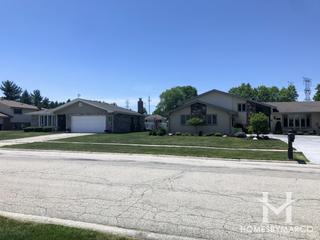 Derby Meadows subdivision in Homer Glen, IL