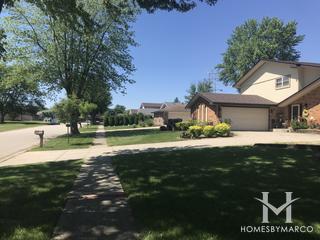 Derby Hills subdivision in Homer Glen, IL