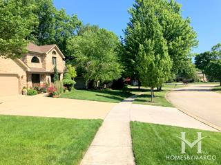Old Oak Estates subdivision in Homer Glen, IL