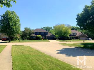 Old Oak Estates subdivision in Homer Glen, IL
