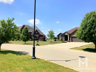 Glenview Walk Estates subdivision in Homer Glen, IL