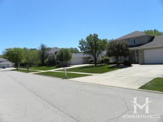 Saddle Brook subdivision in Homer Glen, IL