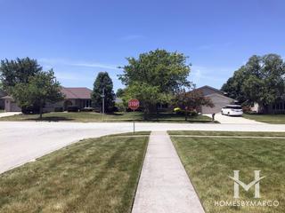 Farmview subdivision in Homer Glen, IL