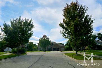 Westberry Court subdivision in Lake Zurich, IL