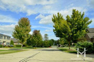 Westberry Court subdivision in Lake Zurich, IL
