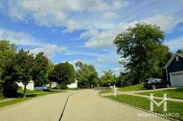 Westberry Court subdivision in Lake Zurich, IL