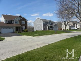 Olde Mill Ponds subdivision in McHenry, IL