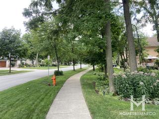 Washington Woods subdivision in Naperville, IL