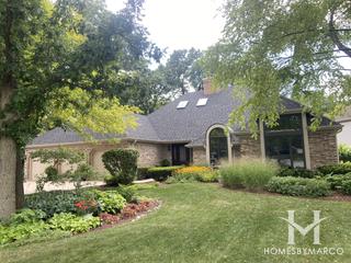 Washington Woods subdivision in Naperville, IL