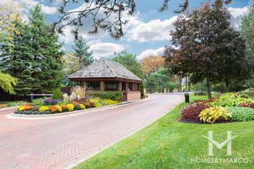 Briarwood Lakes subdivision in Oak Brook, IL