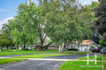 Schoolside subdivision in St. Charles, IL
