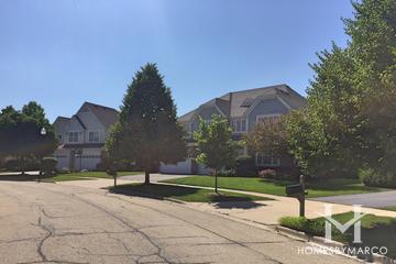 Royal St George subdivision in the Gregg's Landing neighborhood of Vernon Hills, IL