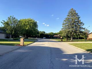 Willowshire Estates subdivision in Willow Springs, IL