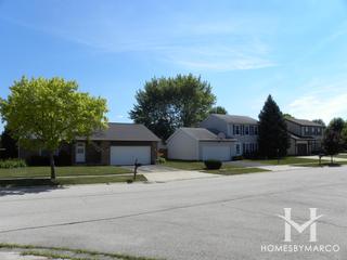 Windsor Place subdivision in Streamwood, IL